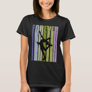 Forever Retro Ice Skating Motivatie Inspating C T-shirt