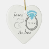 Forever Ring - Aangepaste versiering Keramisch Ornament (Rechts)