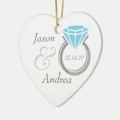 Forever Ring - Aangepaste versiering Keramisch Ornament (Links)