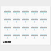 Forever Ring Bewaar de datum Ronde Sticker (Vel)