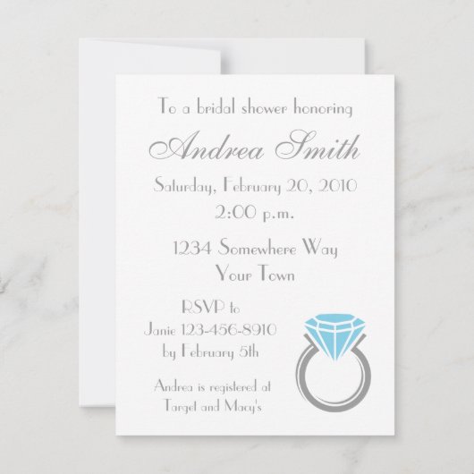 Forever Ring Vrijgezellenfeest Kaart (Achterkant)