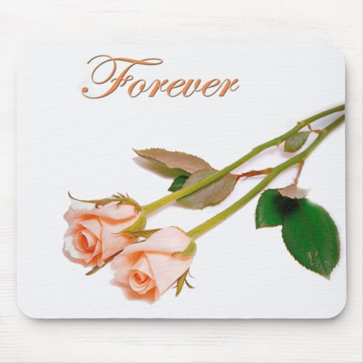 Forever Romantic/bruiloft Muismat (Voorkant)