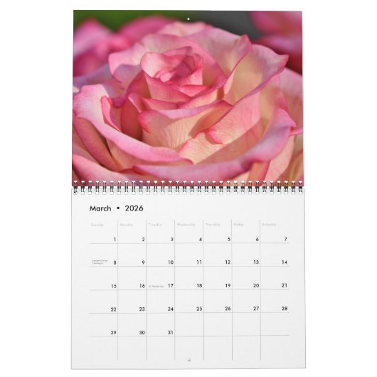 Forever Roses Calendar Kalender (Mar 2026)