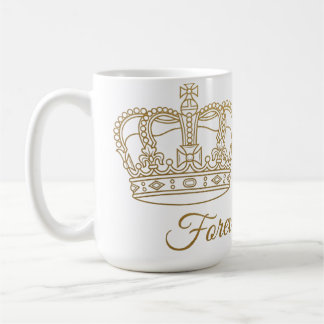 Forever Royal King Queen Crown Anniversary Mug Koffiemok