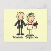Forever Samen T-shirts en cadeaus Briefkaart (Voorkant)