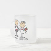 Forever Samen T-shirts en cadeaus Matglas Koffiemok (Voorkant links)