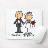 Forever Samen T-shirts en cadeaus Muismat (Met muis)