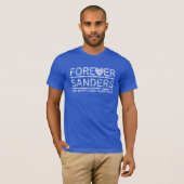 Forever Sanders blijft de revolutie doorgaan T-shirt (Voorkant volledig)