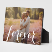 FOREVER Script Easel Achterkant Foto zonder lijst Fotoplaat (Zijkant)