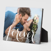 FOREVER Script Easel Achterkant Foto Zonder Lijst Fotoplaat (Zijkant)