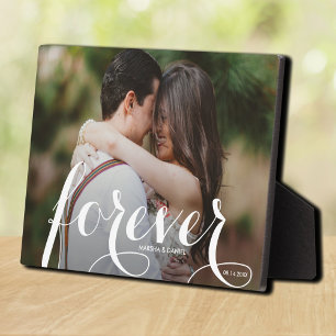 FOREVER Script Easel Achterkant Foto zonder lijst Fotoplaat