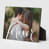 FOREVER Script Easel Achterkant Foto zonder Lijst Fotoplaat (Zijkant)