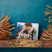 FOREVER Script Easel Back Photo Frameless Fotoplaat (Zijkant)