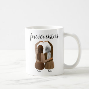 Forever Sisters Gepersonaliseerde Hijabi Gift Koffiemok