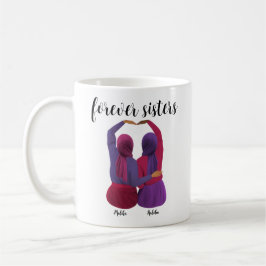Forever Sisters Gepersonaliseerde Hijabi Gift Koffiemok