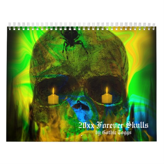 Forever Skulls Gothic Fantasy Calendar Kalender (Hoes)
