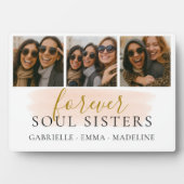 Forever Soul Sisters Fotocollage Vriendschap Gift Fotoplaat (voorkant)