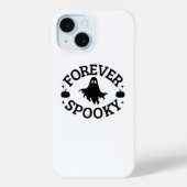 Forever Spooky Ghost & Pumpkin Phone Case (Achterkant)