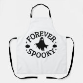 Forever Spooky Halloween Apron Schort (Voorkant)