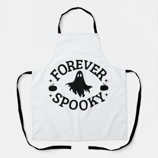 Forever Spooky Halloween Apron Schort (Voorkant)