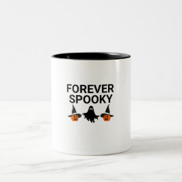 Forever Spooky Halloween Mug Tweekleurige Koffiemok