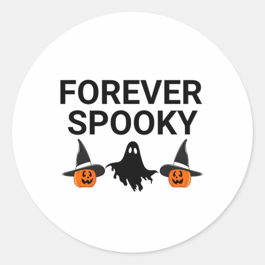 Forever Spooky Sticker (Voorkant)