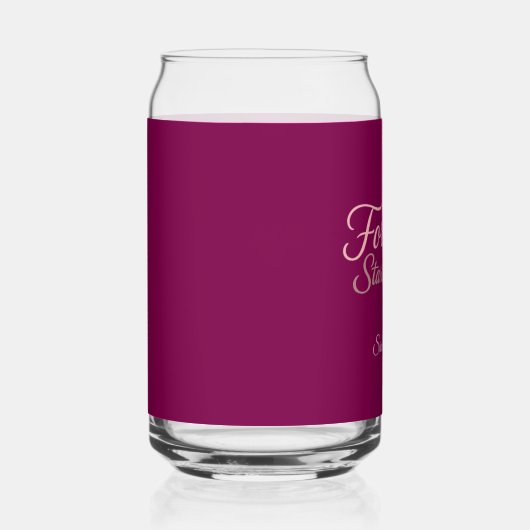 Forever Starts Here Custom Date Blikvorm Glas (Rechts)