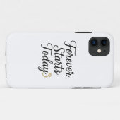 Forever Starts Today - Romantisch T-shirt voor huw Case-Mate iPhone Case (Achterkant (horizontaal))