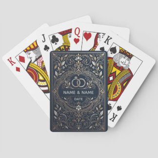 Forever Starts With Us Romantic Marriage Proposal Pokerkaarten