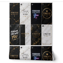 Forever Stay With You Behang met marmerontwerp