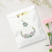 Forever Succulents Custom Wedding Favor Tassen Bedankzakje (Gezegeld)