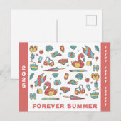 Forever Summer 2025 - Geniet van elke zonsondergan Briefkaart (Voorkant / Achterkant)