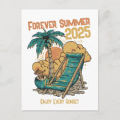 Forever Summer 2025 - Geniet van elke zonsondergan Briefkaart (Voorkant)