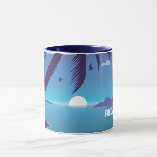 Forever Summer 2025 - Geniet van elke zonsondergan Mok (Midden)