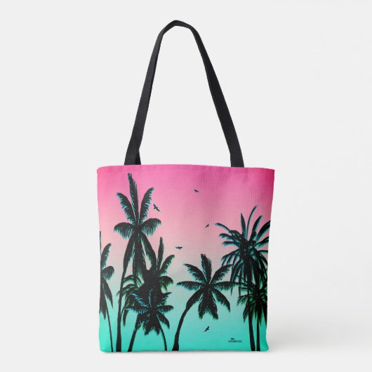 Forever Summer 365 Pink Flamingo Ice Sherbet Tote Bag (Achterkant)