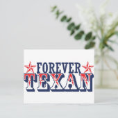 Forever Texan Briefkaart (Staand voorkant)