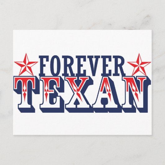 Forever Texan Briefkaart (Voorkant)