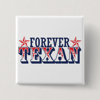 Forever Texan Vierkante Button 5,1 Cm
