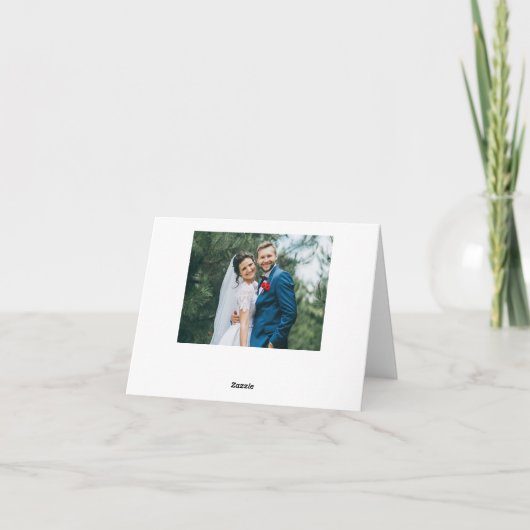 Forever Thankful Hand Lettered Weddenschap Bedankt (Achterkant)