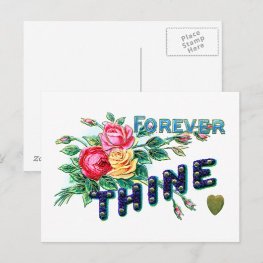 Forever Thin Briefkaart (Voorkant / Achterkant)