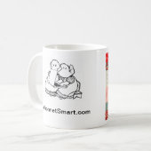 "Forever Tiled" door SunbonnetSmart Koffiemok (Voorkant links)