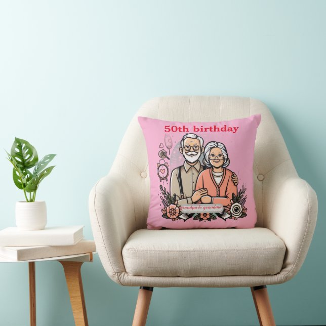 Forever Together – 50th Celebration Cushion Kussen (Stoel)