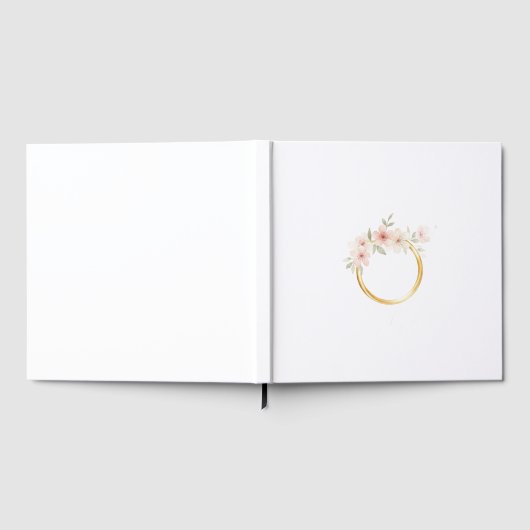 Forever Together Gold Ring Design Gastenboek (Volledig)