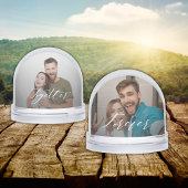 Forever Together Paar 2 Fotoscript Keepsake Sneeuwbol