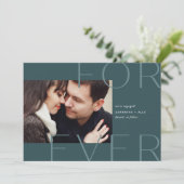 Forever Tonal Overlay | Foto-Verloving Aankondiging (Staand voorkant)