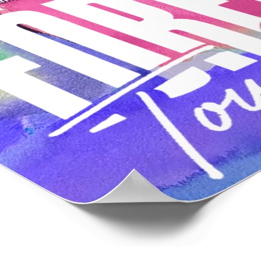 Forever Tour 2022 (optie 2) Poster (Hoek)