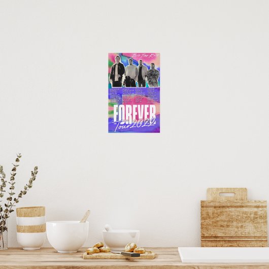 Forever Tour 2022 (optie 2) Poster (Keuken)