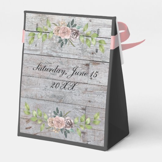 Forever twee harten - één liefde bedankdoosjes (Achterkant)