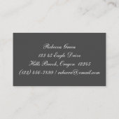 Forever twee harten - één liefde visitekaartje (Achterkant)