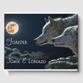 "Forever" Twee Wolven en een Full Moon Gastenboek
